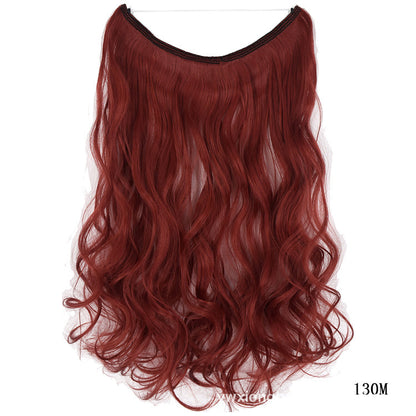 22-Inch Invisible Wire Hair Extension – Silky Straight Synthetic