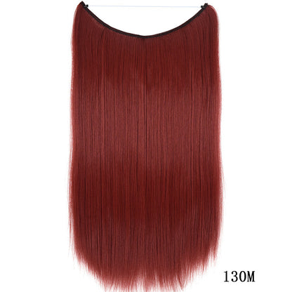22-Inch Invisible Wire Hair Extension – Silky Straight Synthetic