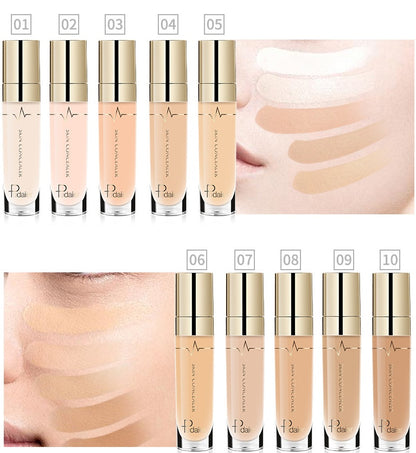 "Pudaier Foundation Professional Moisturizing Face Base Concealer Makeup"