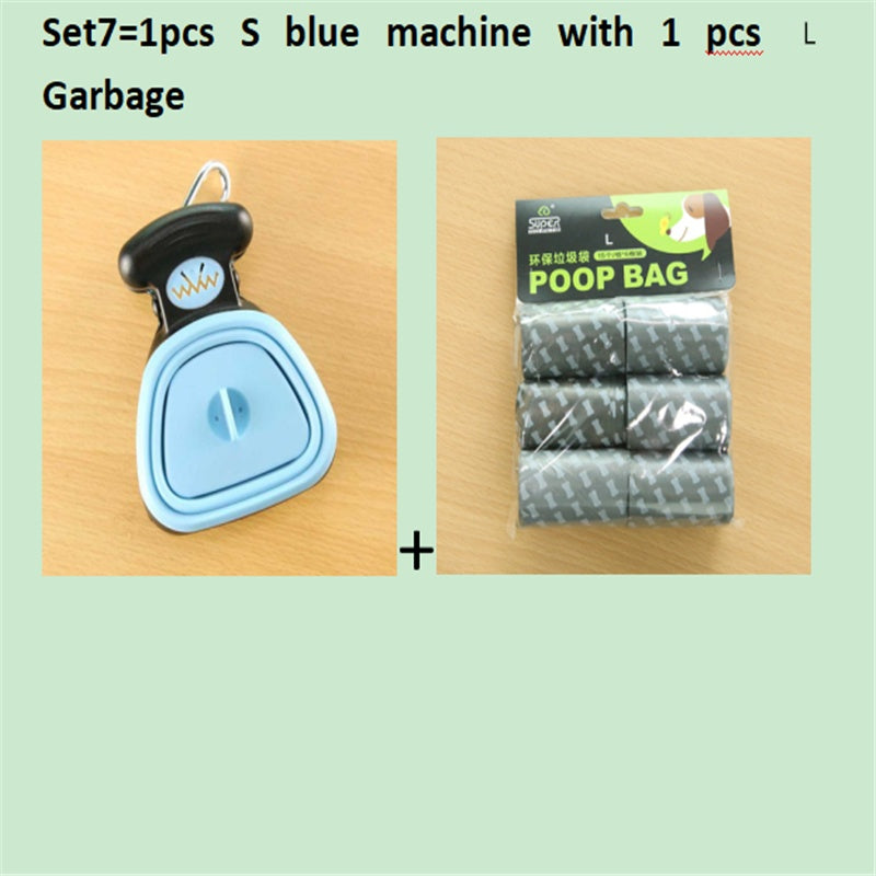 Foldable Dog Pooper Scooper – Travel Pet Waste Picker with Bags