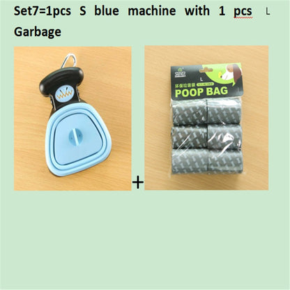 Foldable Dog Pooper Scooper – Travel Pet Waste Picker with Bags