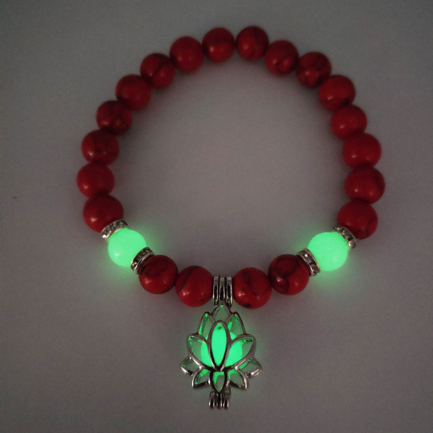 Luminous Lotus Natural Stone Healing Bracelet