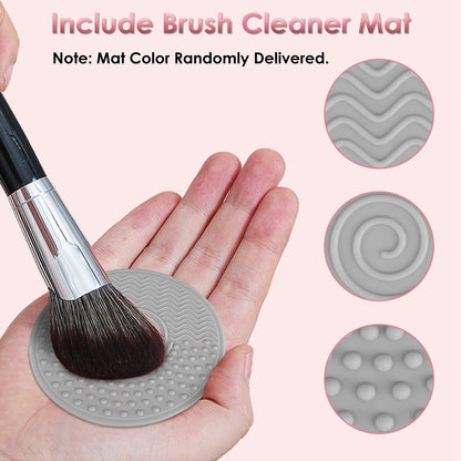 4-in-1 Electric Makeup Brush Cleaner with UV Disinfection & Storage