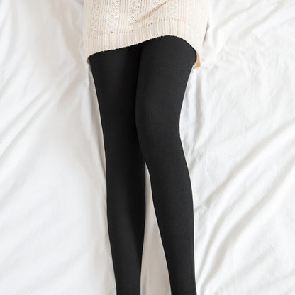 Maternity Cotton Pantyhose – Striped Winter