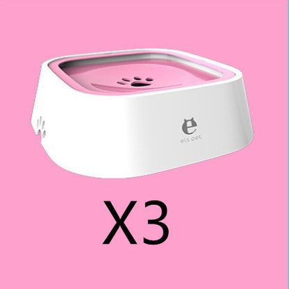 1.5L Cat & Dog Water Bowl – Anti-Overflow Slow Feeder & Floating Pet Fountain, ABS & PP Materials