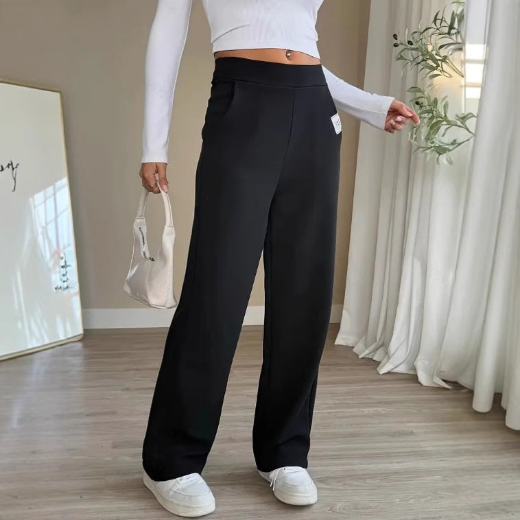 Women’s High Waist Straight-Leg Pants