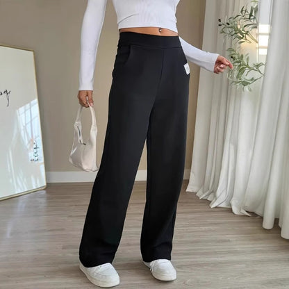 Women’s High Waist Straight-Leg Pants
