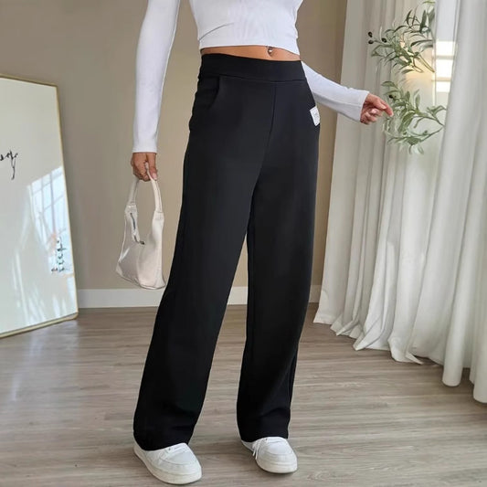 Women’s High Waist Straight-Leg Pants