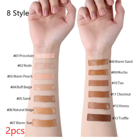 "Liquid Foundation Oil Control Concealer Makeup Base"