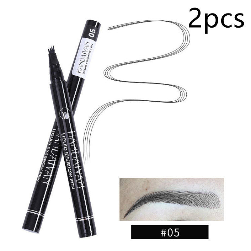 4-Head Liquid Eyebrow Pencil – Multi-Function Tattoo Brow Pencil