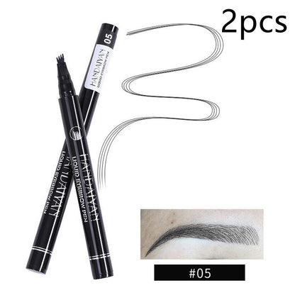 4-Head Liquid Eyebrow Pencil – Multi-Function Tattoo Brow Pencil