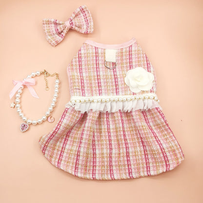 Cute Cat Pet Dress – Fashion Skirt for Small Pets