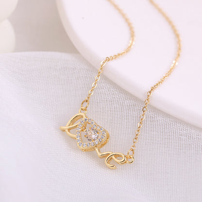 Titanium Steel Love Smart Necklace – Valentine’s Jewelry