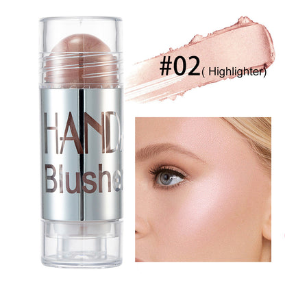 "Shimmer Blush Stick Face Makeup Highlighter Contour Cream"