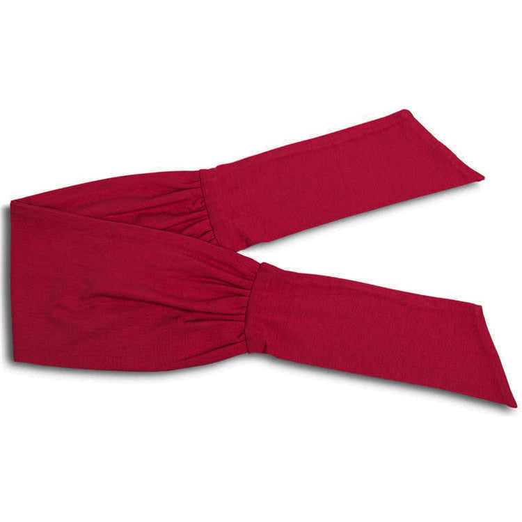 Knotted Yoga Hair Band – Elastic Sports Headband Bandana