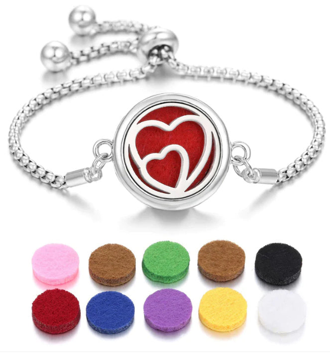 2024 New Kaleidoscope Aromatherapy Bracelet – Essential Oil Diffuser Locket Jewelry for Women