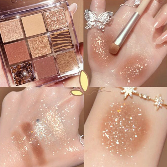 Acrylic Eyeshadow Palette – 9 Colors Fashion Personality