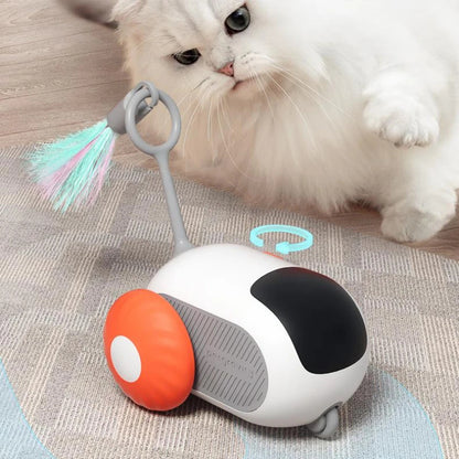 Remote Control Interactive Cat Car Toy – USB Rechargeable Smart Automatic Chasing Pet Toy
