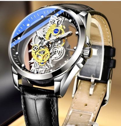 Luxury Skeleton Automatic Quartz Men’s Watch