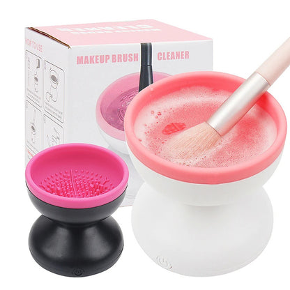 Electric Makeup Brush Cleaner – Portable USB Automatic Cleaning Machine