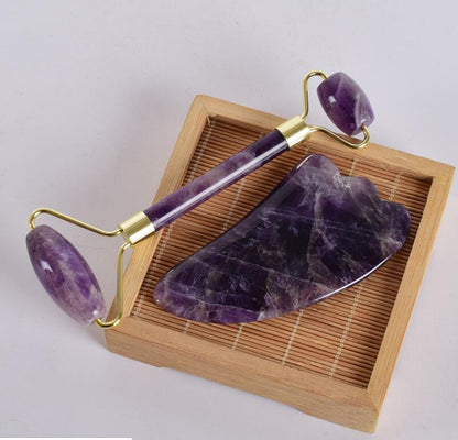 Jade Face Roller – Facial Massager for Tension Relief & Skin Care