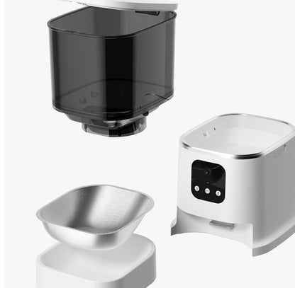 Smart Automatic Pet Feeder – Large Capacity WiFi Food Dispenser with Voice Recording, Timer & App Control for Cats & Dogs