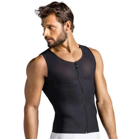 Men’s Sports Rubber Vest – Compression Waist Trainer Corset for Fitness