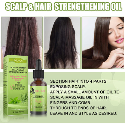 Rosemary Mint Hair Growth Serum – Scalp Massage