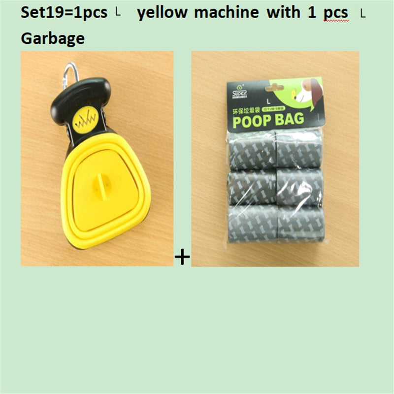 Foldable Dog Pooper Scooper – Travel Pet Waste Picker with Bags