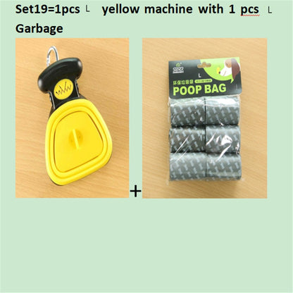 Foldable Dog Pooper Scooper – Travel Pet Waste Picker with Bags