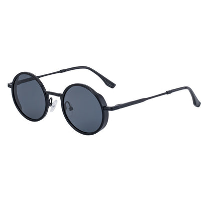 New Fashion Round Frame Sunglasses Men
