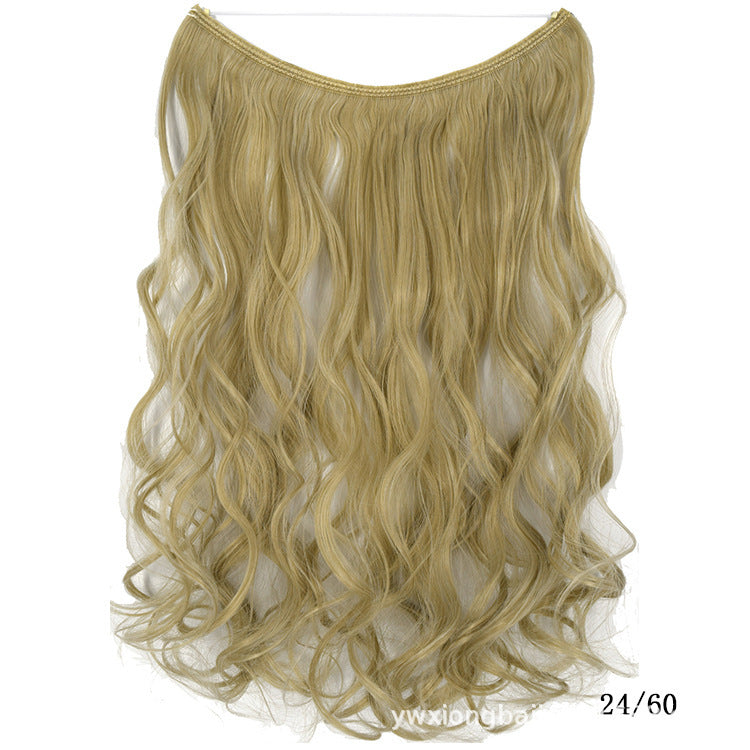 22-Inch Invisible Wire Hair Extension – Silky Straight Synthetic