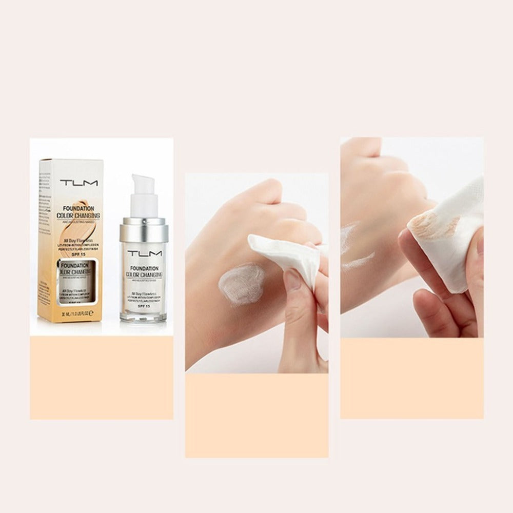 "Color Changing Foundation Makeup Base Liquid Foundation"