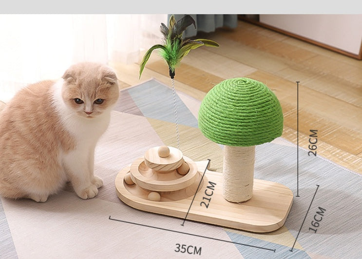 Double Sisal Cat Scratching Post
