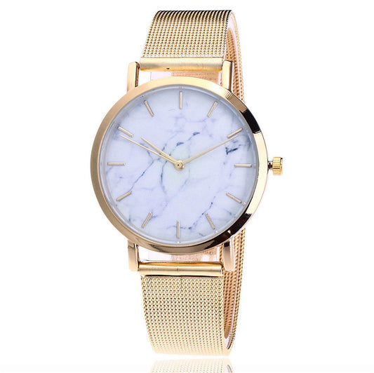 Women’s Vansvar Quartz Marble Wristwatch