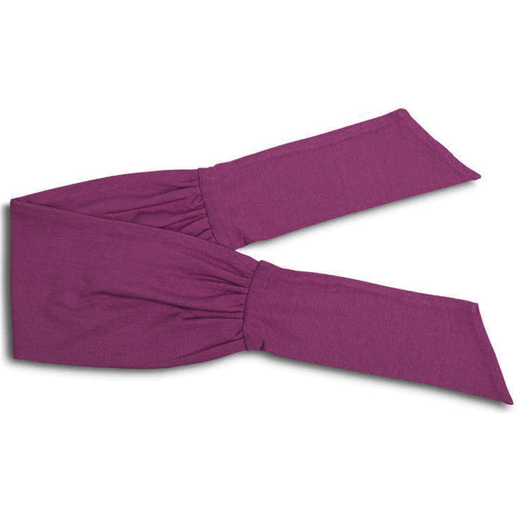 Knotted Yoga Hair Band – Elastic Sports Headband Bandana