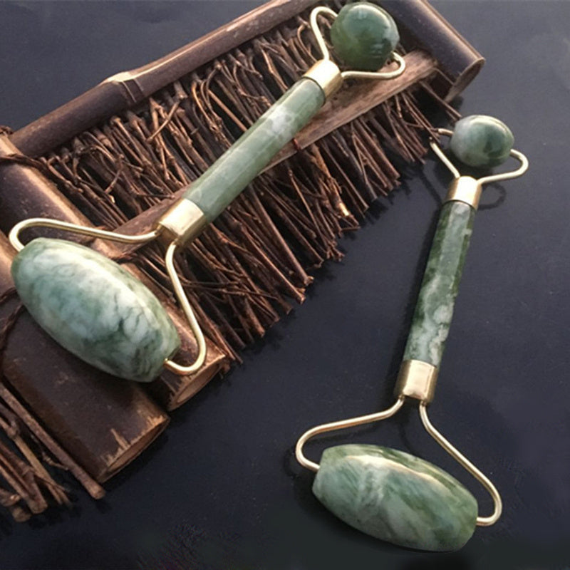 Jade Face Roller – Facial Massager for Tension Relief & Skin Care
