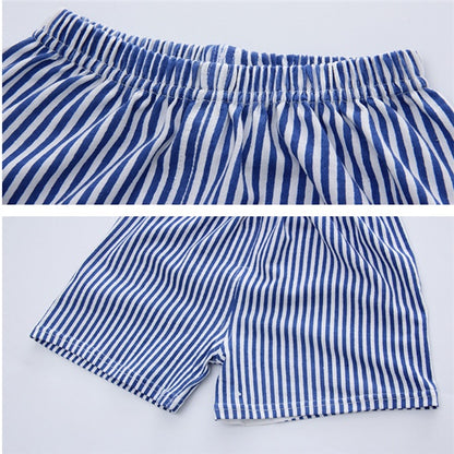 "Baby Cartoon Clothing Set Summer T-Shirt and Shorts for Boys and Girls"