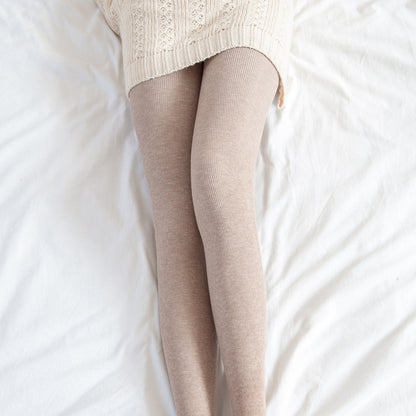 Maternity Cotton Pantyhose – Striped Winter