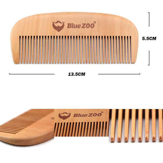 Wooden Comb – Black Spray Finish Pear Wood Hair Brush
