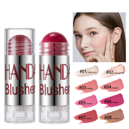 "Shimmer Blush Stick Face Makeup Highlighter Contour Cream"