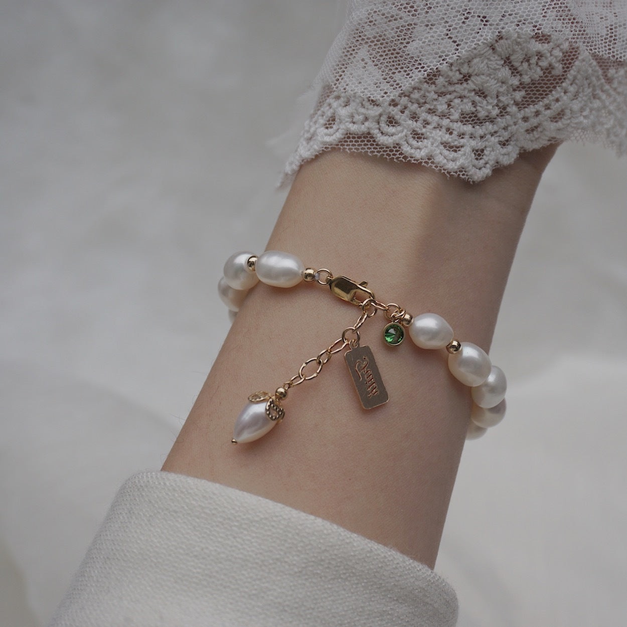 Zircon Pearl Bracelet – Fashion Luxury Jewelry