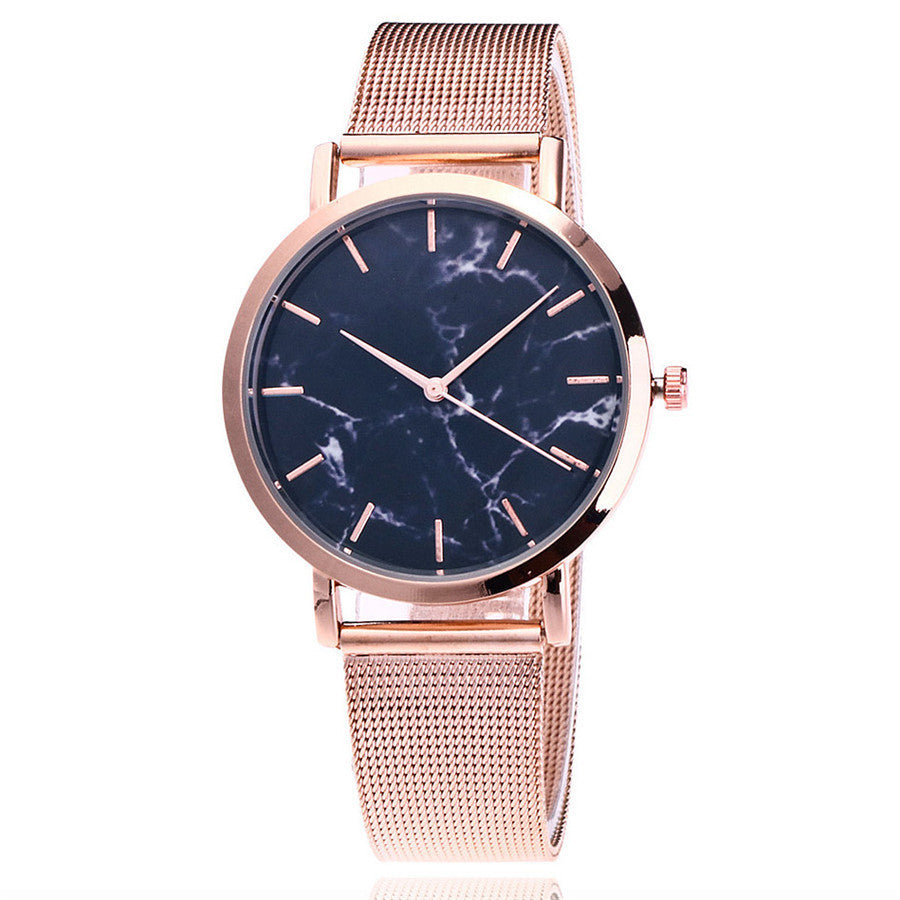 Women’s Vansvar Quartz Marble Wristwatch