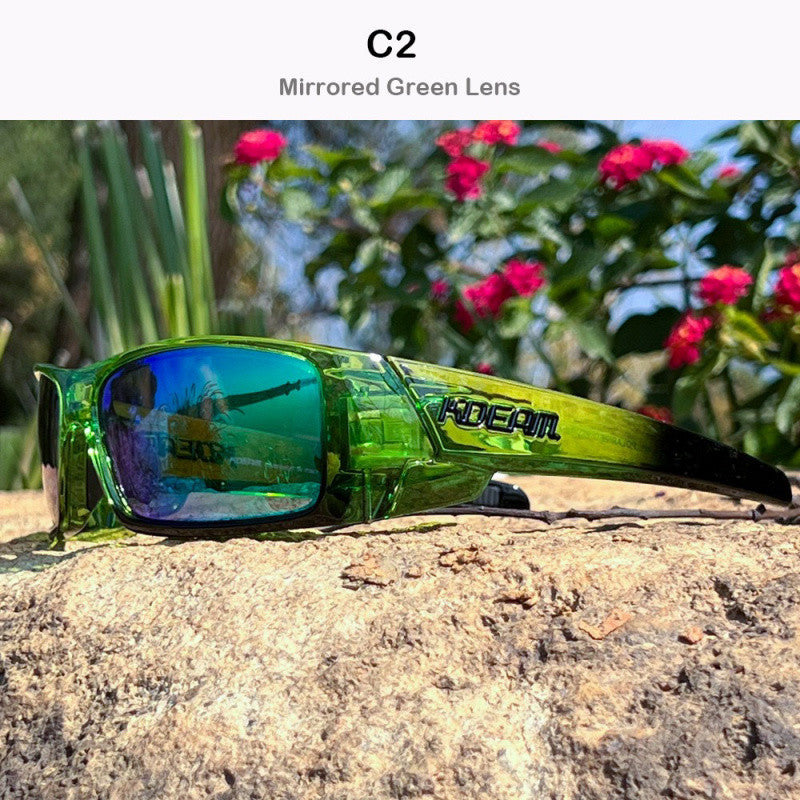 Trendy Outdoor Sports Polarized Sunglasses Men And Women Eye Protection Colorful Sunglasses