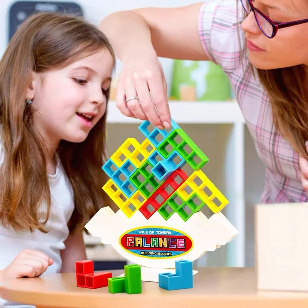 Balance Stacking Tower Game – Fun Block Puzzle for Kids & Adults
