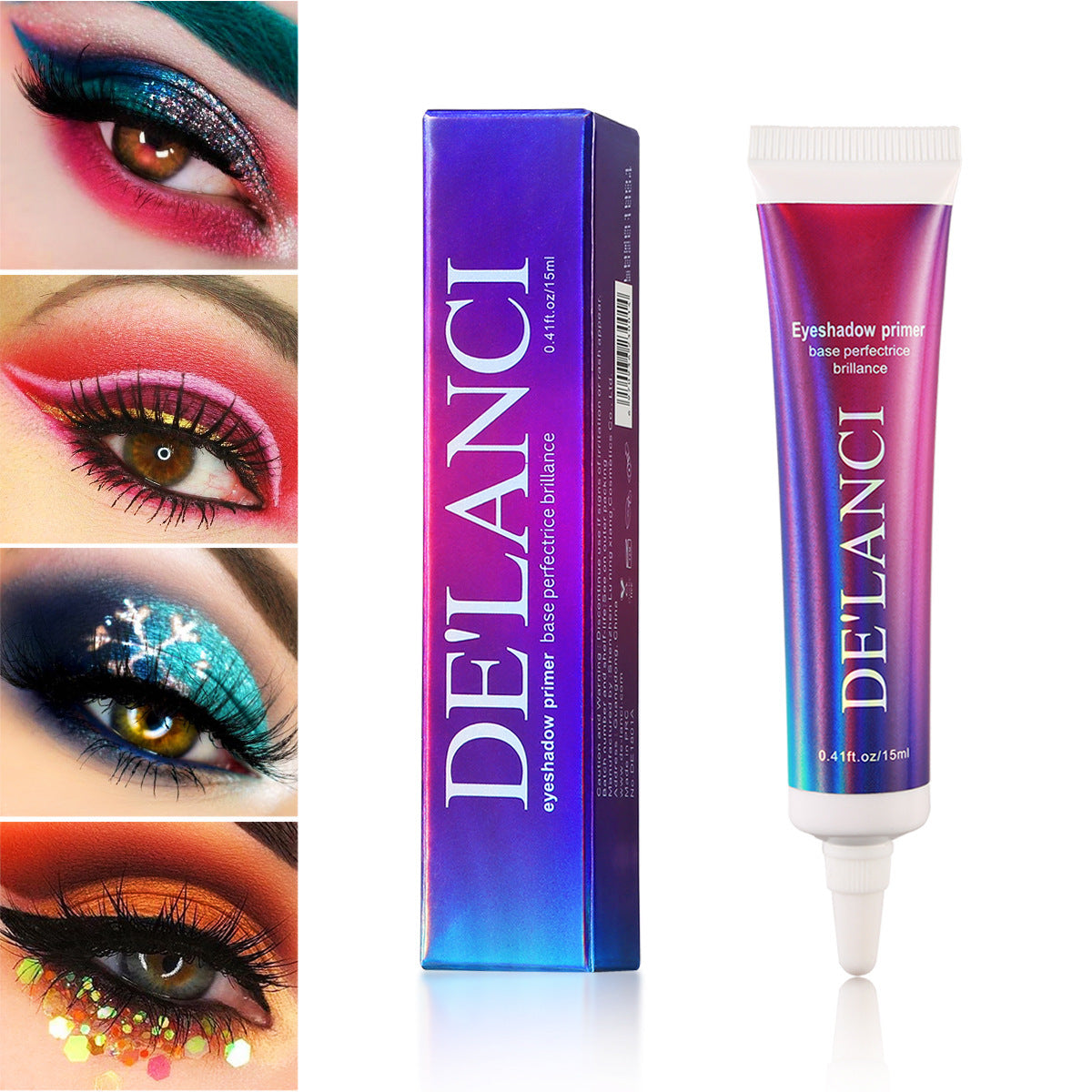 Glow Glitter Eyeshadow Palette for Stage Makeup