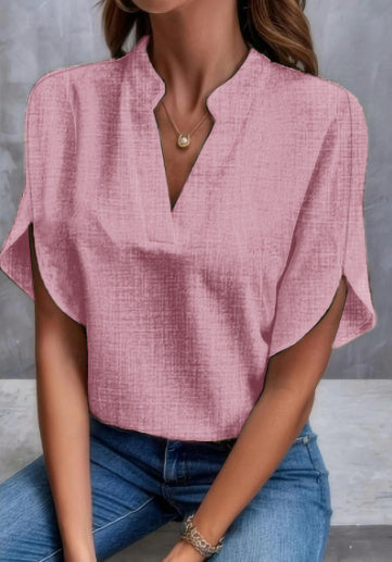 Women’s Summer V-Neck Chiffon Shirt