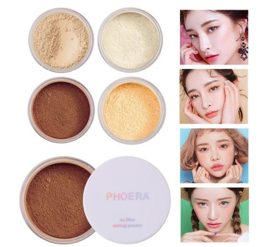 "Loose Face Powder Translucent Smooth Setting Makeup"