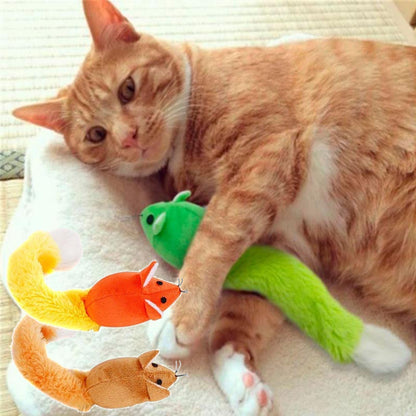 Long Tail Mouse Cat Teaser Toy