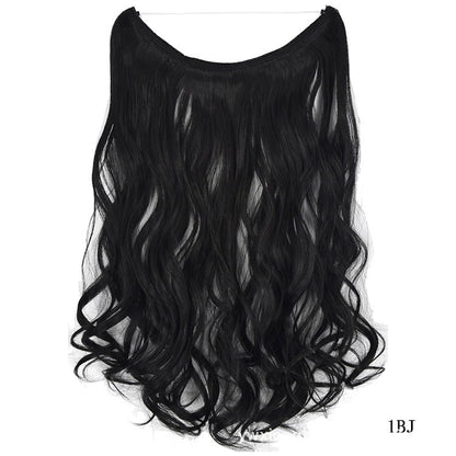 22-Inch Invisible Wire Hair Extension – Silky Straight Synthetic